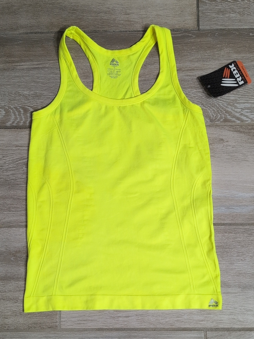 NWT RBX Seamless Fitted Racerback Tank Top | RBX Neon Workout Top